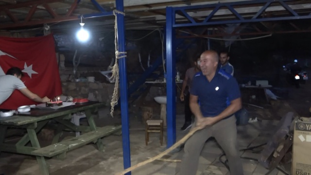 Jandarma ekiplerini şok eden sürpriz