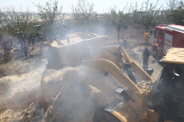 Yangında hayvanlar yaralandı, insanlar zehirlendi