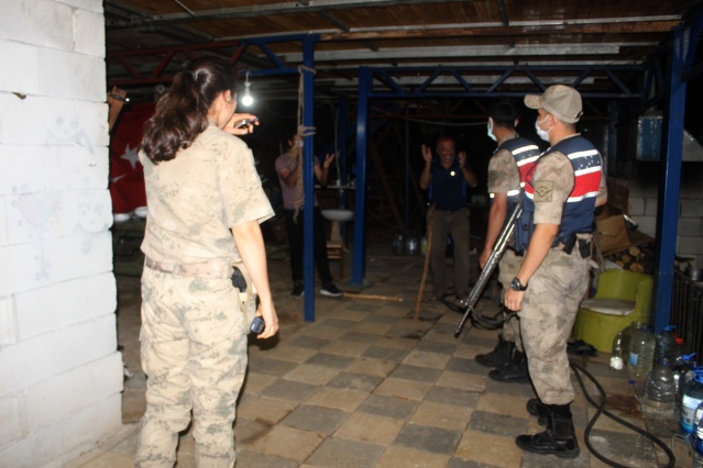 Jandarma ekiplerini şok eden sürpriz