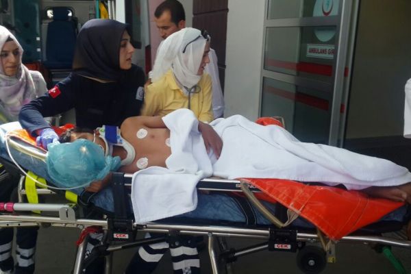 14 yaşındaki çocuk boğulma tehlikesi yaşadı