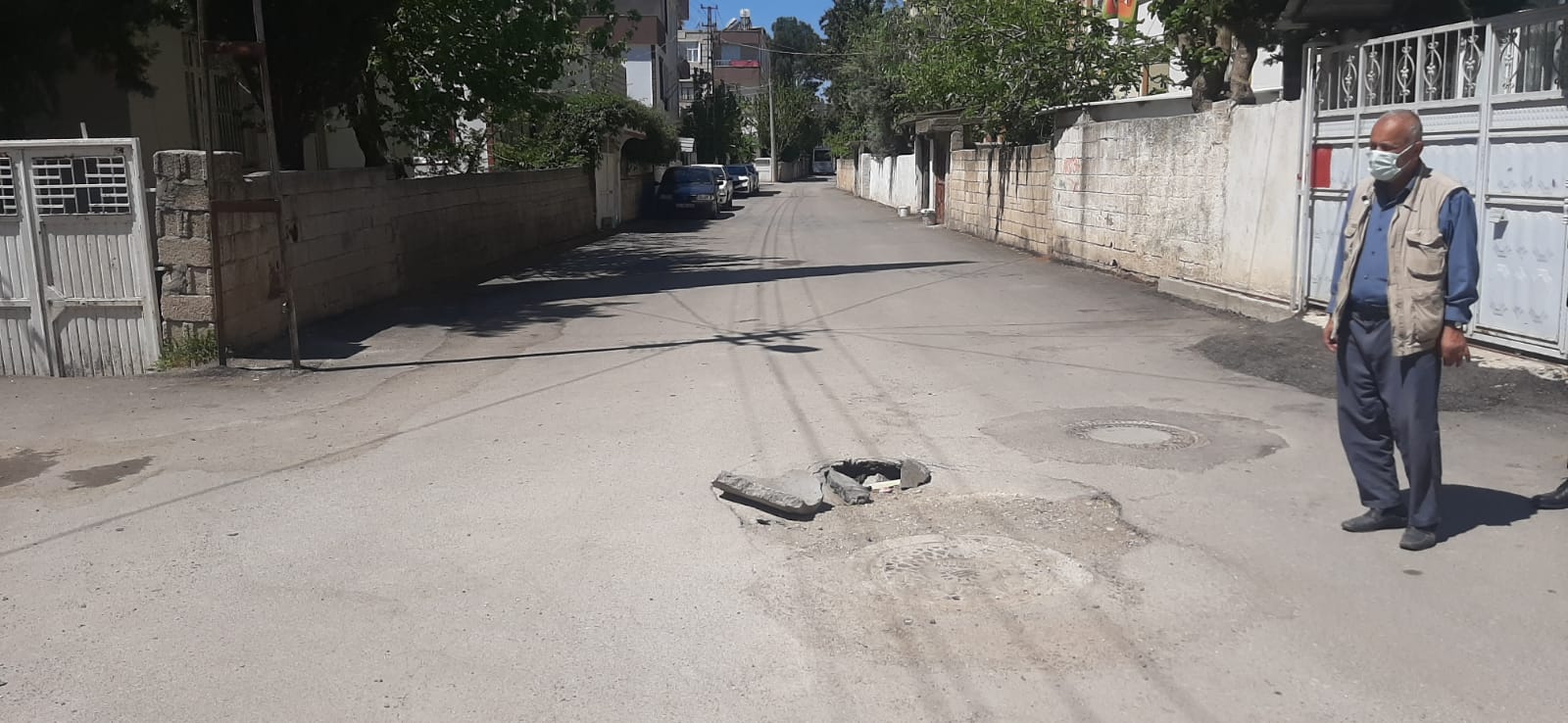 Çöken yol kazalara davetiye çıkarıyor