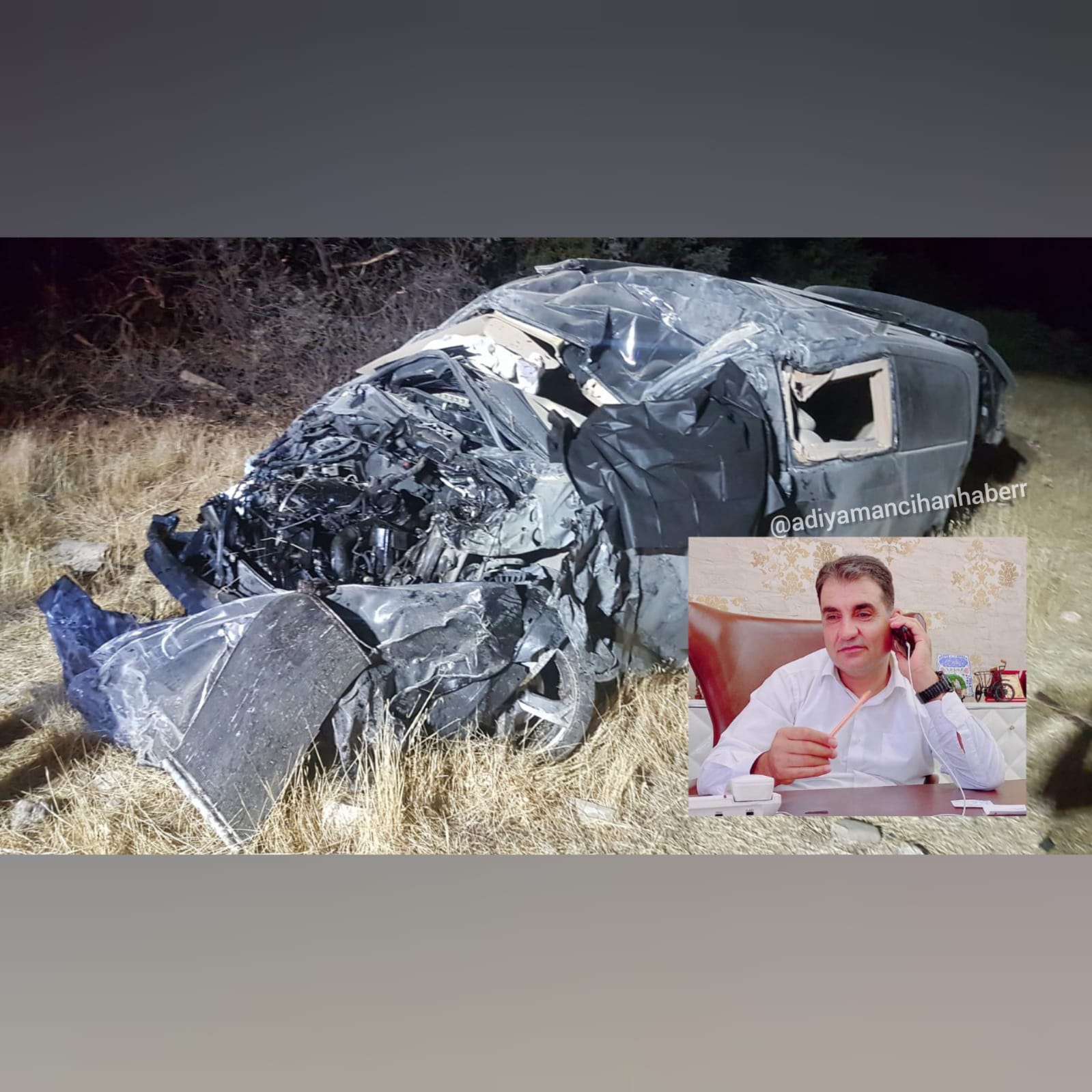 Virajı alamayan minibüs takla attı: 1 ölü