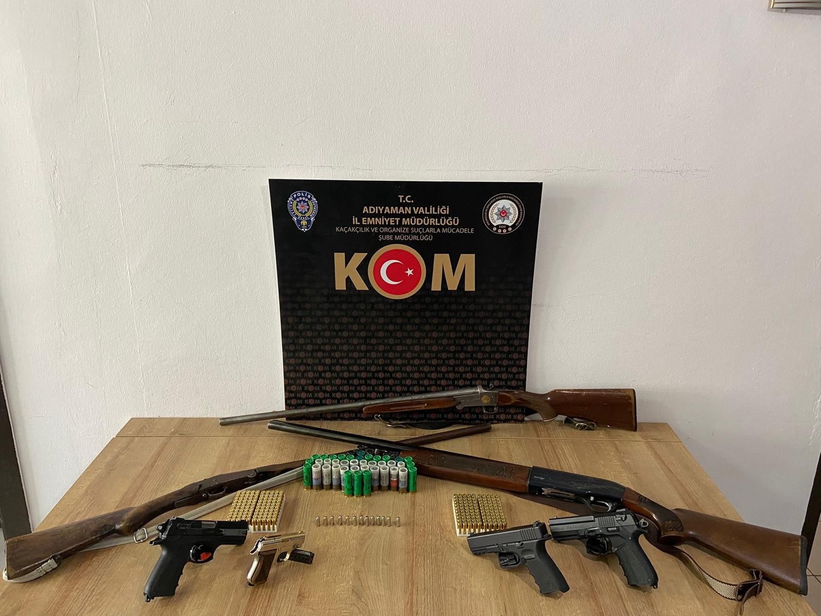Adıyaman'da silah operasyonu