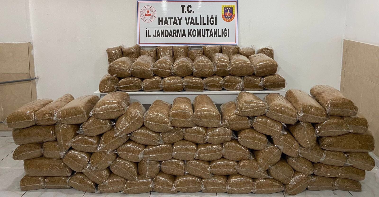 Adıyaman tütününe Hatay'da el konuldu