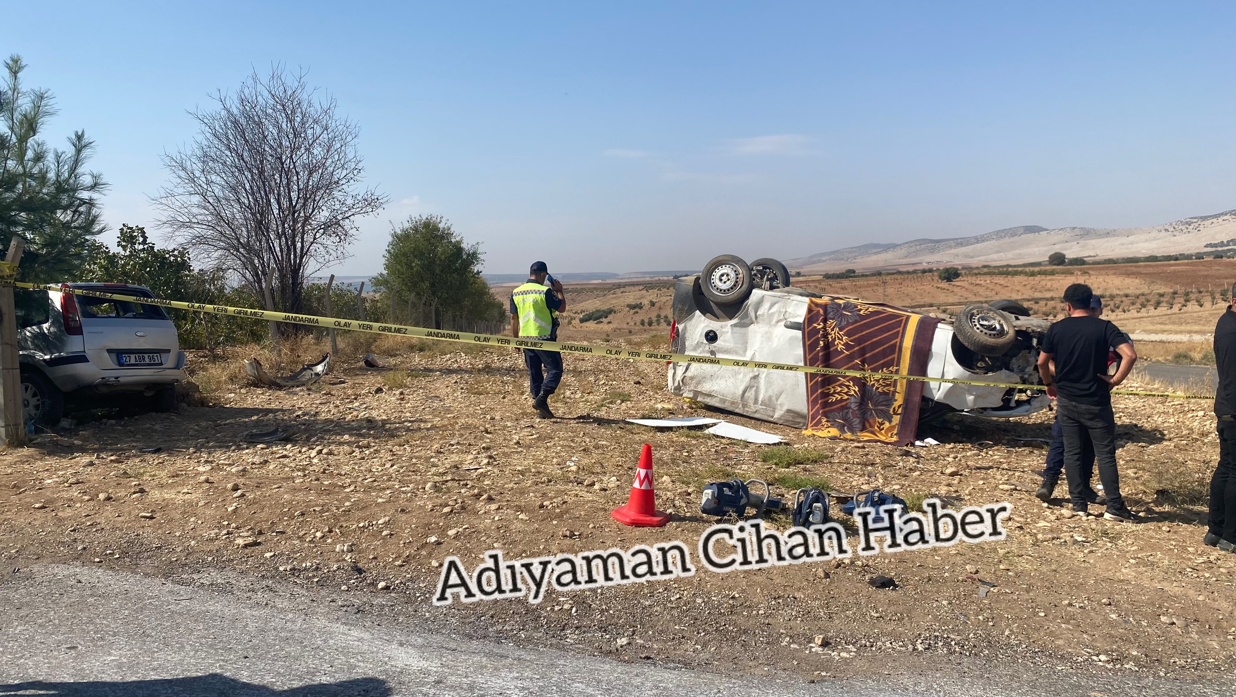Adıyaman’da feci kaza: 1 ölü, 1 yaralı