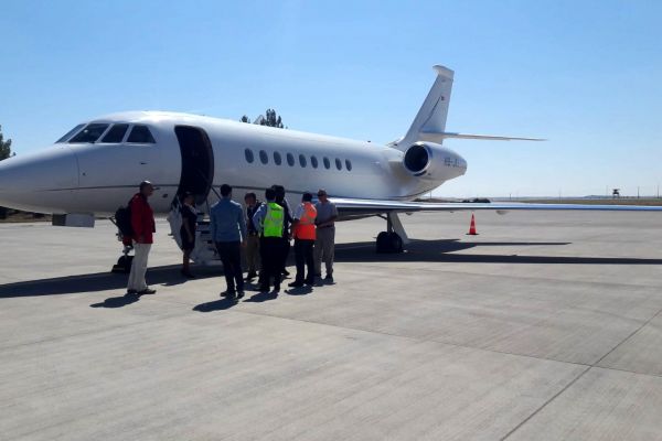 ABD’den özel uçakla Nemrut Dağını görmeye geldiler