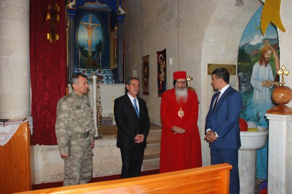 Adıyaman protokolü Süryanilerin Noeli'ni kutladı