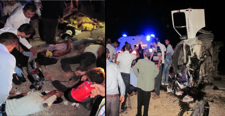 Adıyaman Yolunda Can Pazarı, 2 Ölü, 12 Yaralı