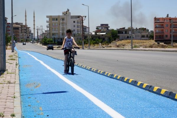 Adıyaman'a 5 Bin 500 metre bisiklet yolu 