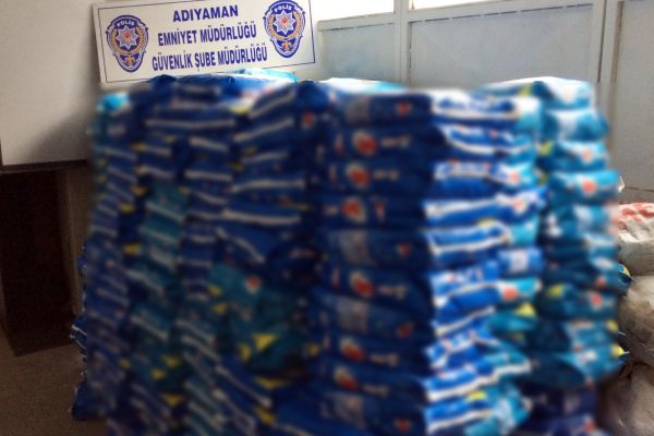 Adıyaman’da 3 ton sahte deterjan ele geçirildi