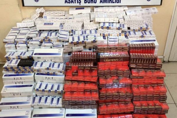 Adıyaman’da 6 bin 115 paket kaçak sigara ele geçirildi