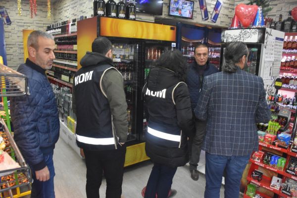 Adıyaman’da alkollü mekanlar denetlendi
