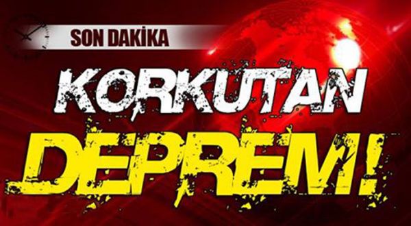 Adıyaman’da deprem