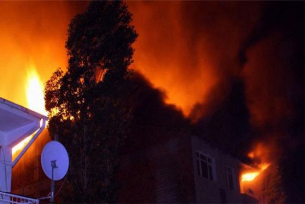 Adıyaman’da Ev Yangını Korkuttu