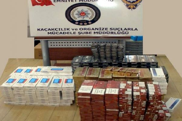 Adıyaman’da Gümrük Kaçağı Sigara Ele Geçirildi