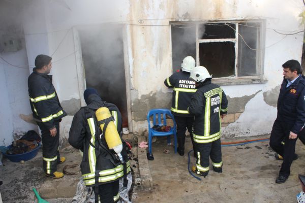 Adıyaman’da ikamet yangını