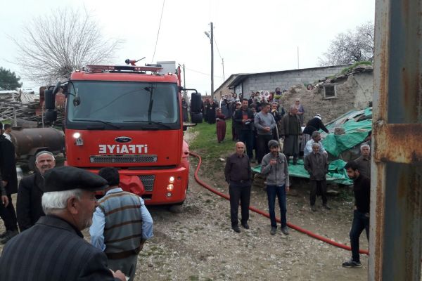Adıyaman’da ikamet yangını