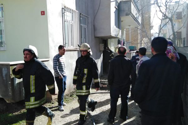 Adıyaman’da ikamet yangını korkuttu
