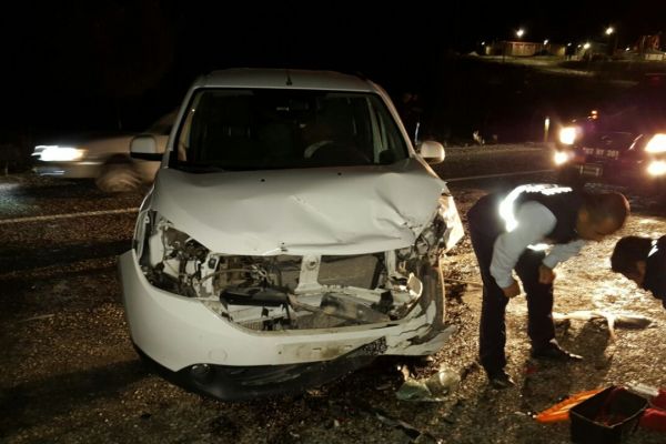 Adıyaman’da iki otomobil çarpıştı: 8 yaralı