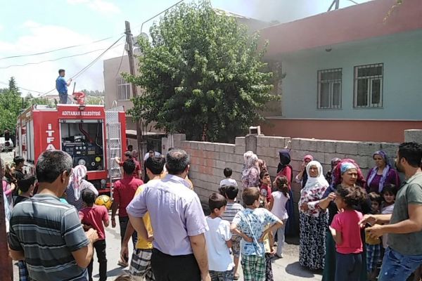 Adıyaman’da korkutan yangın