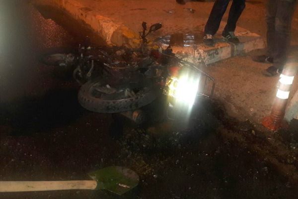 Adıyaman’da motosiklet yandı