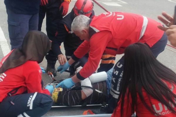 Adıyaman’da Okulda Deprem Tatbikatı Yapıldı