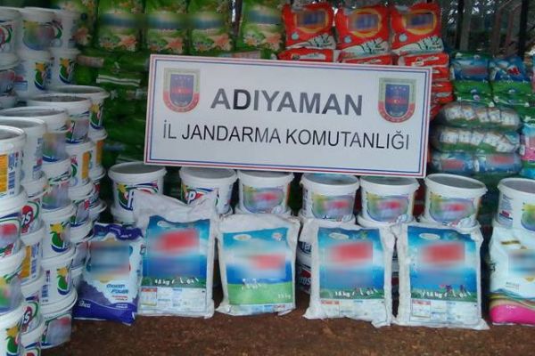 ADIYAMAN'DA, SAHTE DETERJAN ELE GEÇİRİLDİ