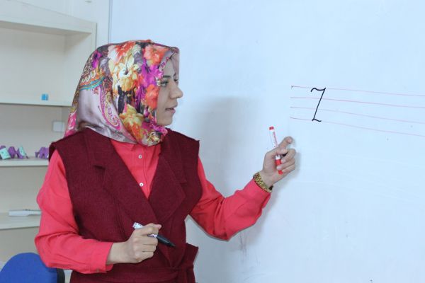 Adıyaman’da Suriyeli çocuklara Türkçe eğitim veriliyor
