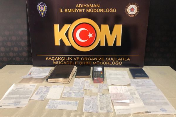 Adıyaman'da tefeci operasyonu: 1 gözaltı