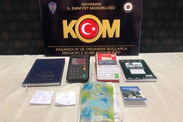 Adıyaman’da tefecilik operasyonu