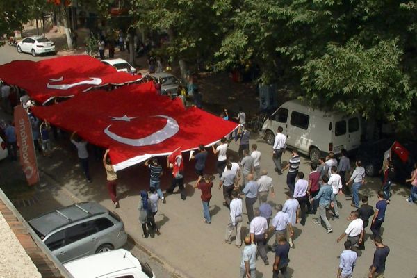 Adıyaman’da Teröre Tepki Yürüyüşü