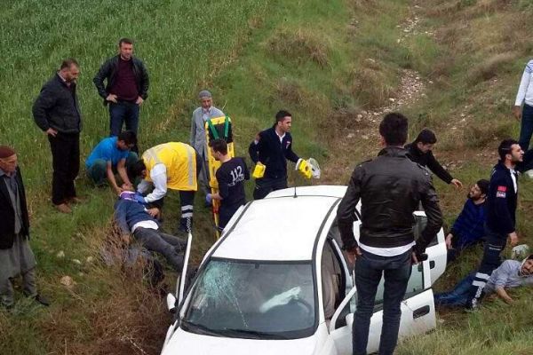  Adıyaman'da Trafik Kazası: 4 Yaralı