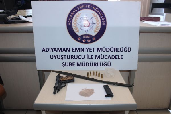 Adıyaman'da, uyuşturucu operasyonu