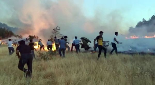 Adıyaman'da yangın