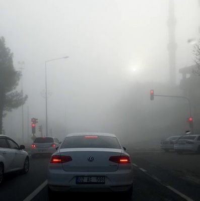 Adıyaman'da yoğun sis