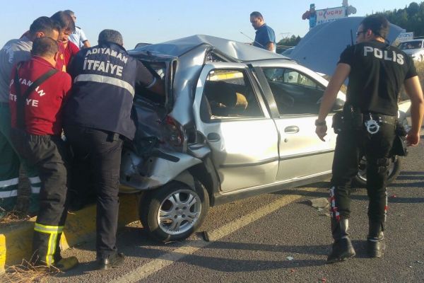 Adıyaman’da zincirleme trafik kazası