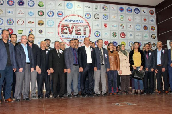 Adıyaman’daki STK’lar referanduma ‘Evet’ diyor 