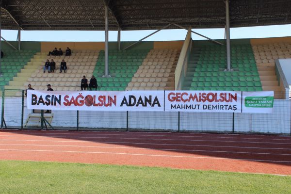 Adıyaman'dan, Adana'ya yeşil sahadan baş sağlığı mesajı