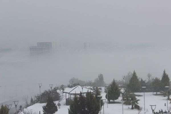  Adıyaman’ı Yoğun Sis Kapladı