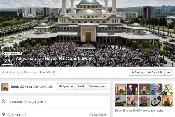 Adıyamanlılar Kent Merkezine Büyük Bir Cami İstiyor