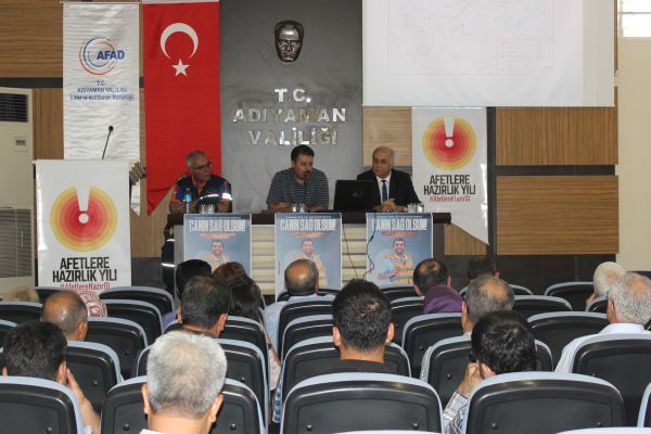 ‘Afet risklerini anlamak’ konulu toplantı düzenlendi 