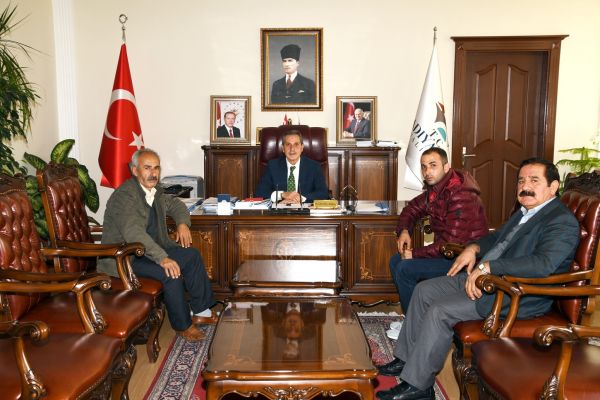 Afrin gazisi Vali Kalkancı’yla bir araya geldi