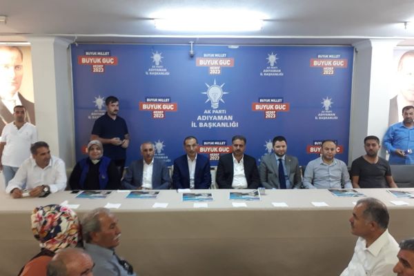 AK Parti Adıyaman İl Başkanlığında bayramlaşma töreni
