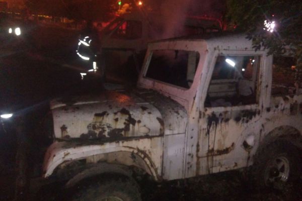 Alevler cipe sıçradı