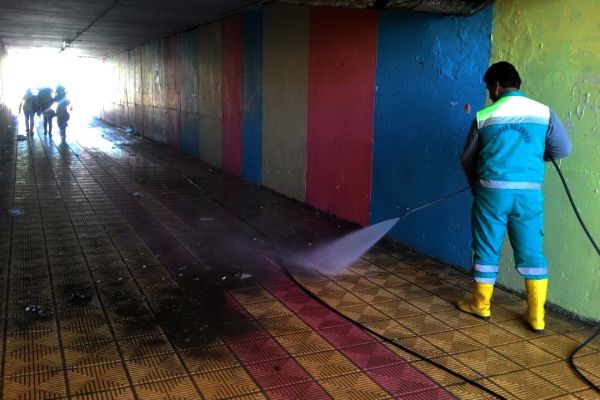 Altınşehir Alt Geçidinin Bakım Ve Temizliği Yapıldı