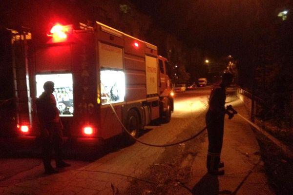 Altınşehir Mahallesi’nde bahçe yangını