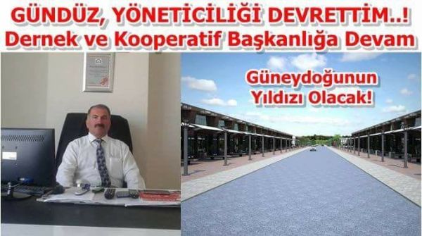 Başkan Gündüz, görevi Yasin Çetin'e devretti