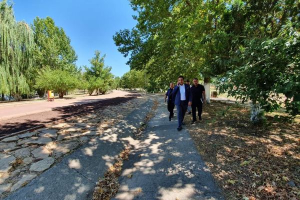 Başkan Yıldırım tabiat parkında çalışmaları inceledi