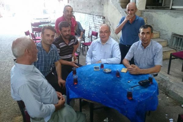 Belediye Başkanı Kutlu’dan, oturakçılar pazarı esnafına ziyaret