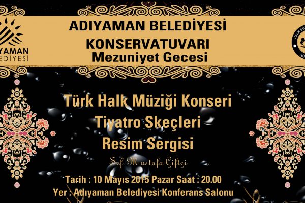 BELEDİYE KONSERVATUARI’NDAN MEZUNİYET GECESİ